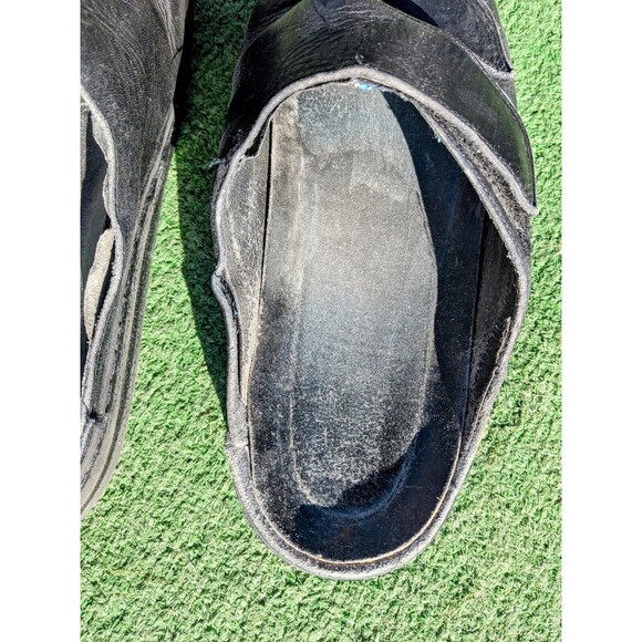 USED Mephisto Mules 2-Strap Leather w/Removable Footbed Sandals FAIR Condition - Picture 6 of 11